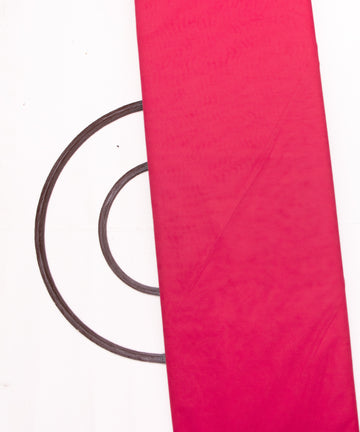 Neon Coral Colour Plain Net Fabric